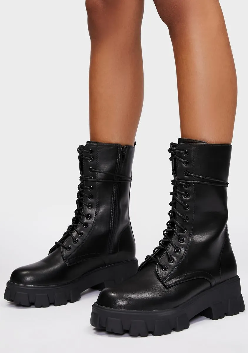 Night Take A Hike Combat Boots